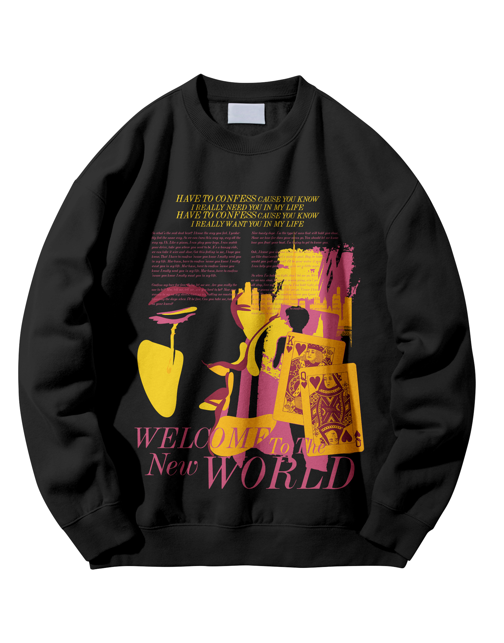 4. Have To Confess Crewneck (Black)