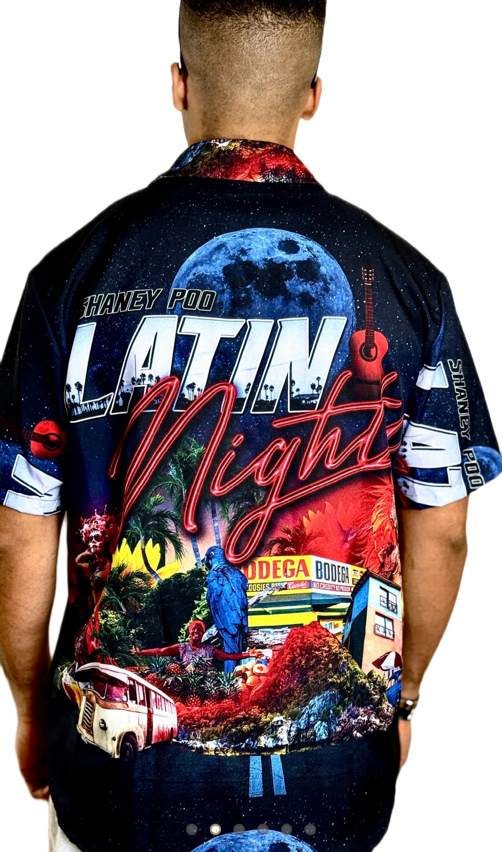 7. Latin Nights Button Up