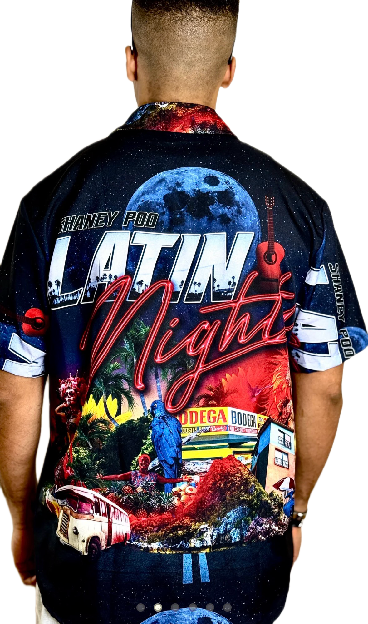 7. Latin Nights Button Up