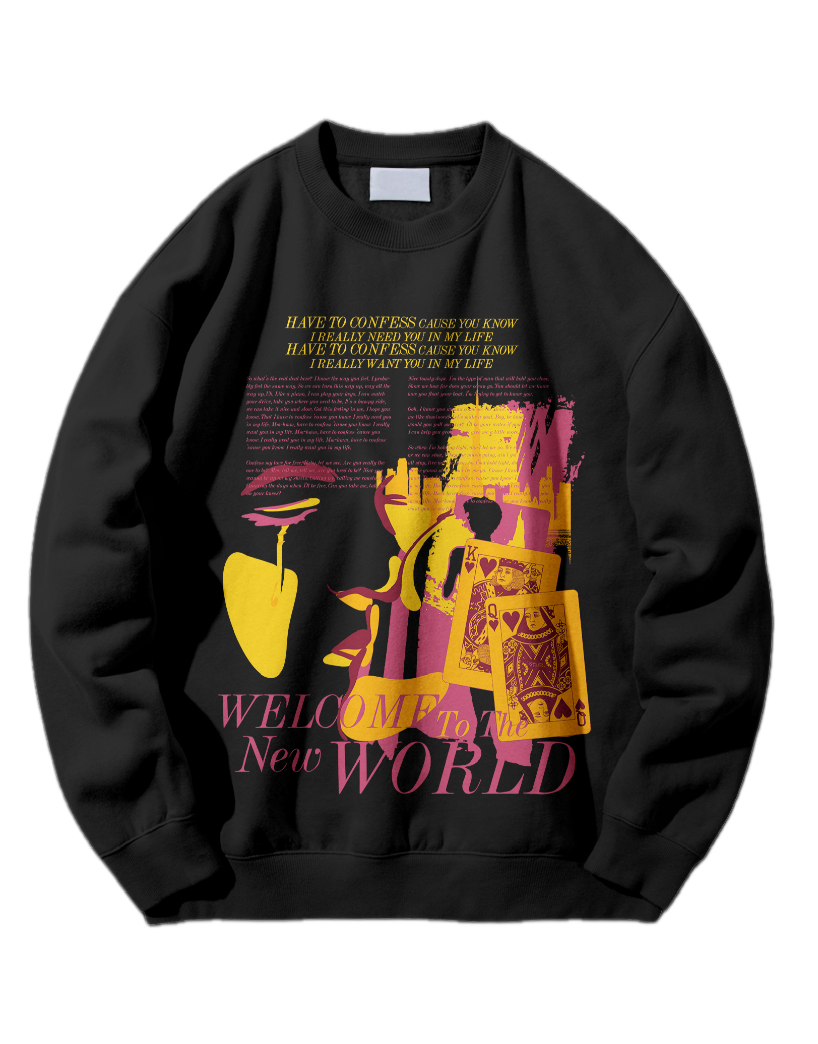 4. Have To Confess Crewneck (Black)